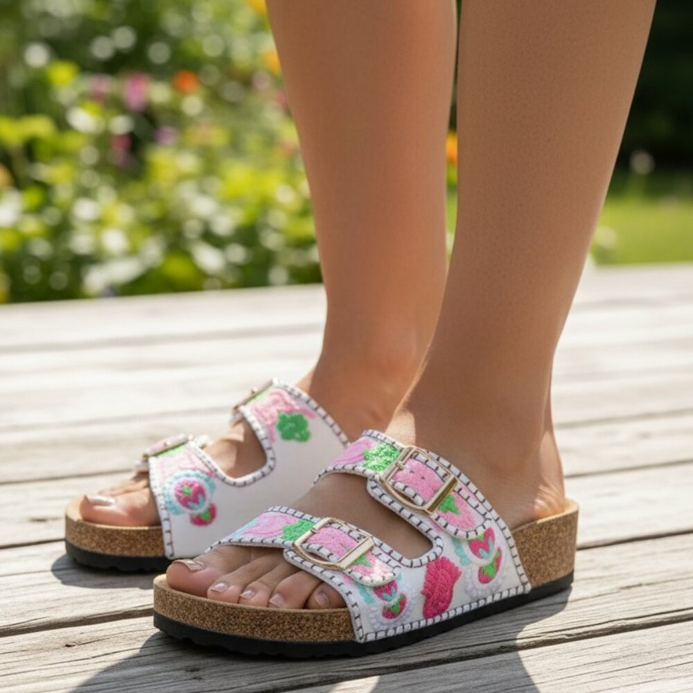 Mia Girl Tansy Womens Adjustable Strap Footbed Sandals - Picture 6 of 6